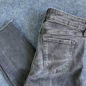 Gap Jegging Jeans Womens 28 Long Tall Gray Charcoal Wash Extra Slim Stretch